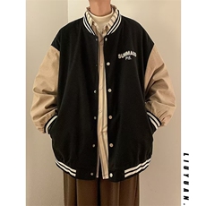 春季男士新款外套2023夹克潮流帅气宽松棒球服JK07504-P55，男装夹克，星座308B-1