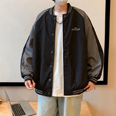 潮流夹克潮男春季棒球领夹克D42P55，男装夹克，星座1116-2