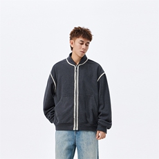 25新款港风时尚阳离子双色蜂巢个性宽松大码卫衣WY715-P6599，男装卫衣，电商B306