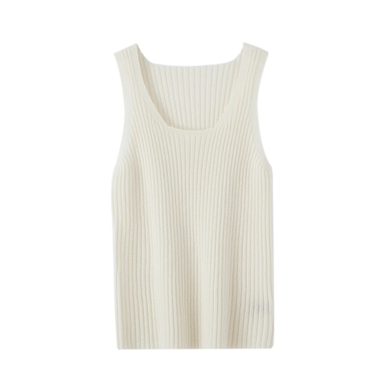 时尚百搭吊带背心显瘦修身针织衫优雅大方，女装背心吊带，众皇羊绒