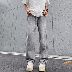 夏秋小脚修身弹力牛仔裤男士韩版潮流高街2024长裤RK1902-P40图片