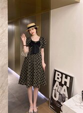 今年新蝴蝶结连衣裙,女装连衣裙,密斯倩