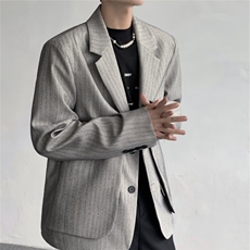 2025秋新款商务单西领小西装休闲西服外套上衣XZ3102，男装西服套装，星座1108