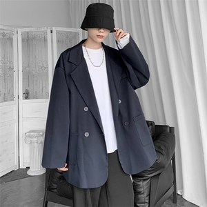 2020年秋冬新款休闲男女宽松大码西装外套DS-B293-F758-P85图片