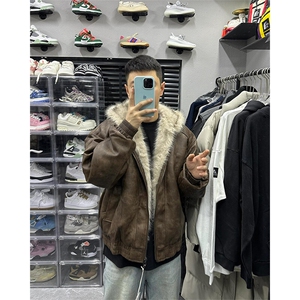 【有货】大毛绒立领设计感麂皮绒棉服外套 MY2229 特P106图片