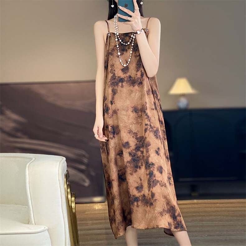 现货设计师吊带时尚汉服衬衫明制夏季宽松中长连衣裙2025内搭,女装连衣裙,佳绒高端店
