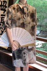 山水套装TZ77823特P50衬衫DCS77824特P30DK77825特P20套装控98，男装衬衫，星座226-1