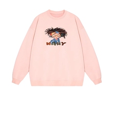 2025年秋季通勤套头NARY小女孩长袖套头，女装卫衣/绒衫，花可