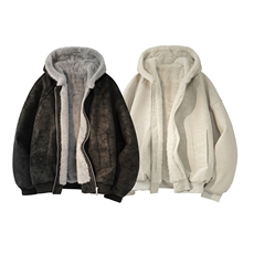 加绒加厚座山雕皮衣外套棉衣棉服夹克连帽毛领棉袄207-1668p58，男装夹克，星座207