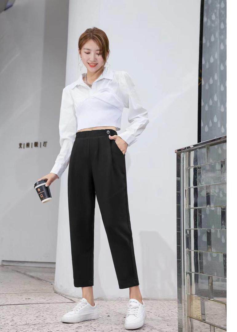 秋季卫裤两粒扣，女装休闲裤，LC裤子