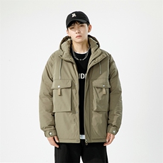 冬季工装棉衣男棉袄外套ins情侣款面包棉服M0719-P110，男装棉衣，星座308B-2