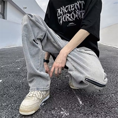 美式牛仔裤男春秋新款休闲直筒裤N6015P45，男装牛仔裤，星座1116-2