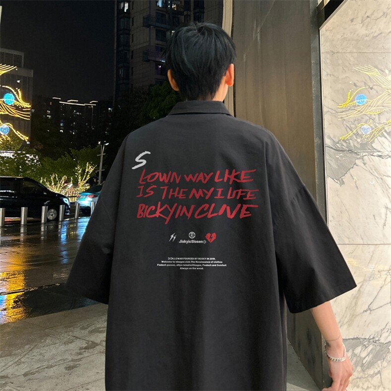 量大优供视频冰丝短袖衬衫男DS223-特P25,男装衬衫,电商B367