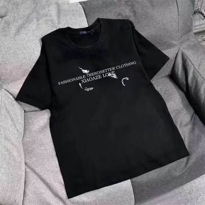 1506/QB15920/P23短袖t恤男潮牌夏季宽松网红潮流ins简约印花上衣，男装T恤，星座1506