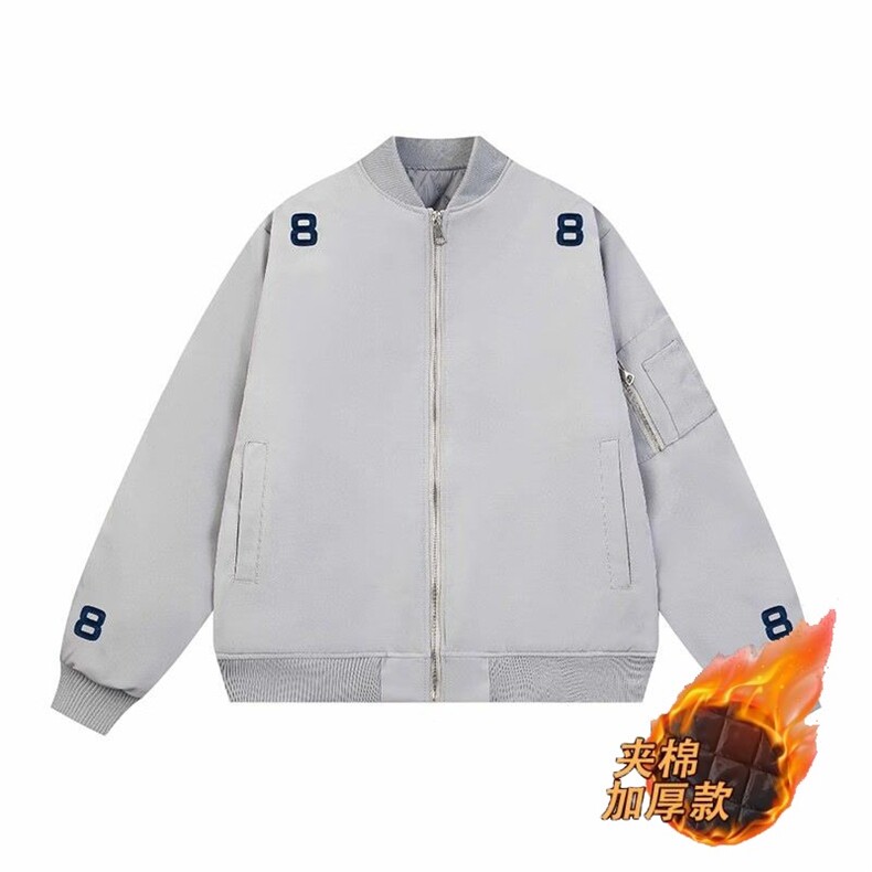 网图字母刺绣飞行夹克棉服男春秋季美式复古棒球服MY9519-特P73,男装夹克,星座1007（原301D）