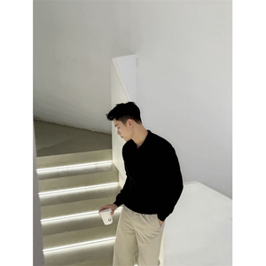 polo长袖毛衣针织衫慵懒风上衣 1218-P70图片