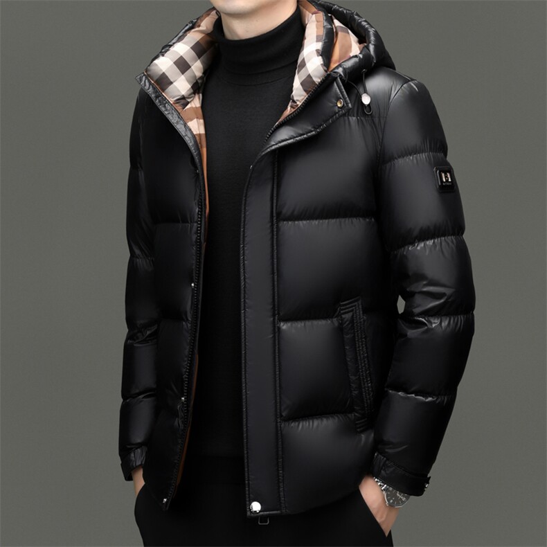 冬季男士鸭绒加厚羽绒服时尚加绒男品质潮服连帽外套JZ98819-P298,男装羽绒服,星座1105-3