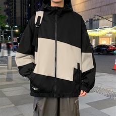 春季新款现货三防户外夹克男连帽冲锋衣外套DSA157B-J98-P60，男装夹克，电商A157B