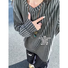 XZ809A/SYR37/特P24/控48雪尼尔小香风圆领长袖卫衣，男装卫衣，星座809A(原222-1)