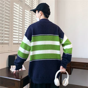 【新品】2025秋冬男士时尚休闲百搭针织连帽毛衣潮流-M245-P63图片