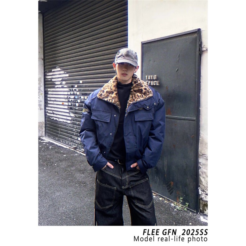 2025新款冬季棉服棉衣男生加厚保暖面包服运动休闲潮牌帅气外套,男装棉衣,四季星座505