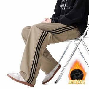 A178-5036A-特P45限价79 加绒三防面料秋冬季三条杠裤子图片
