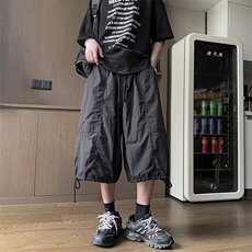 机能工装短裤男夏季薄款宽松裤衩休闲速干五分裤子网图D2239-p36，男装牛仔裤，星座302B