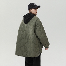 中性风白墙葫芦燕尾服设计加绒双侧开叉棉衣男MY770104P135控168，男装棉衣，星座227-7