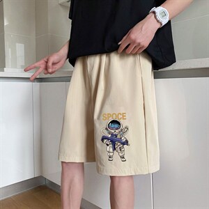 ！2023夏季新款个性印花休闲短裤男潮流宽松五分裤KC285-P20,男装休闲裤,电商B371