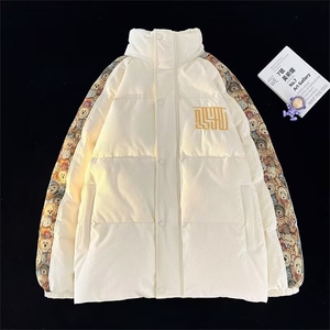 新款风刺绣棉服青少年秋冬季加厚宽松潮牌保暖外套MY0069/P102图片