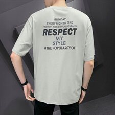 2021夏季新款短袖T恤男体恤潮牌潮流纯棉印花打底衫DS733TP25，男装T恤，电商A102