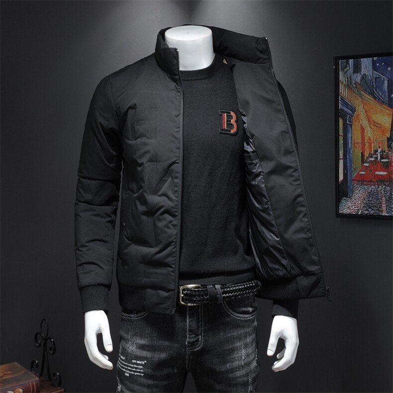 跑量款2021秋冬季新款棒球领羽绒服男钱塘3029-777假模,男装羽绒服,钱塘6006(原3029)