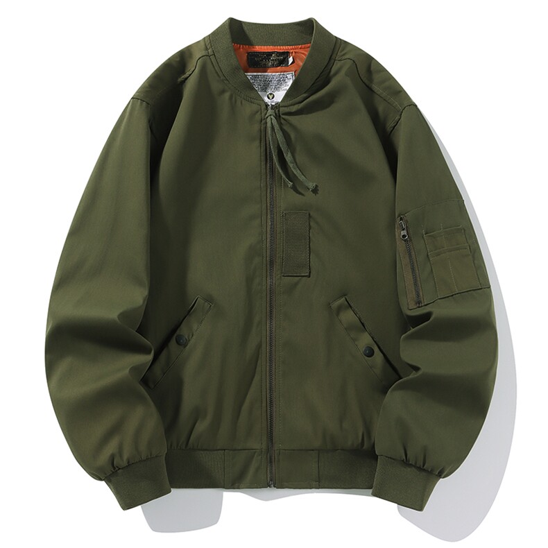 帅气飞行服夹克棉衣绣标工装夹克 C275-P80图片
