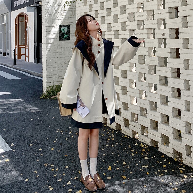 26新款现货大货已到店可拆卸帽风衣外套6837-P195-K298,女装风衣,2D034
