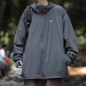 情侣防晒衣夏薄款连帽衣服潮牌日系户外防紫外线外套男W4913-P36图片