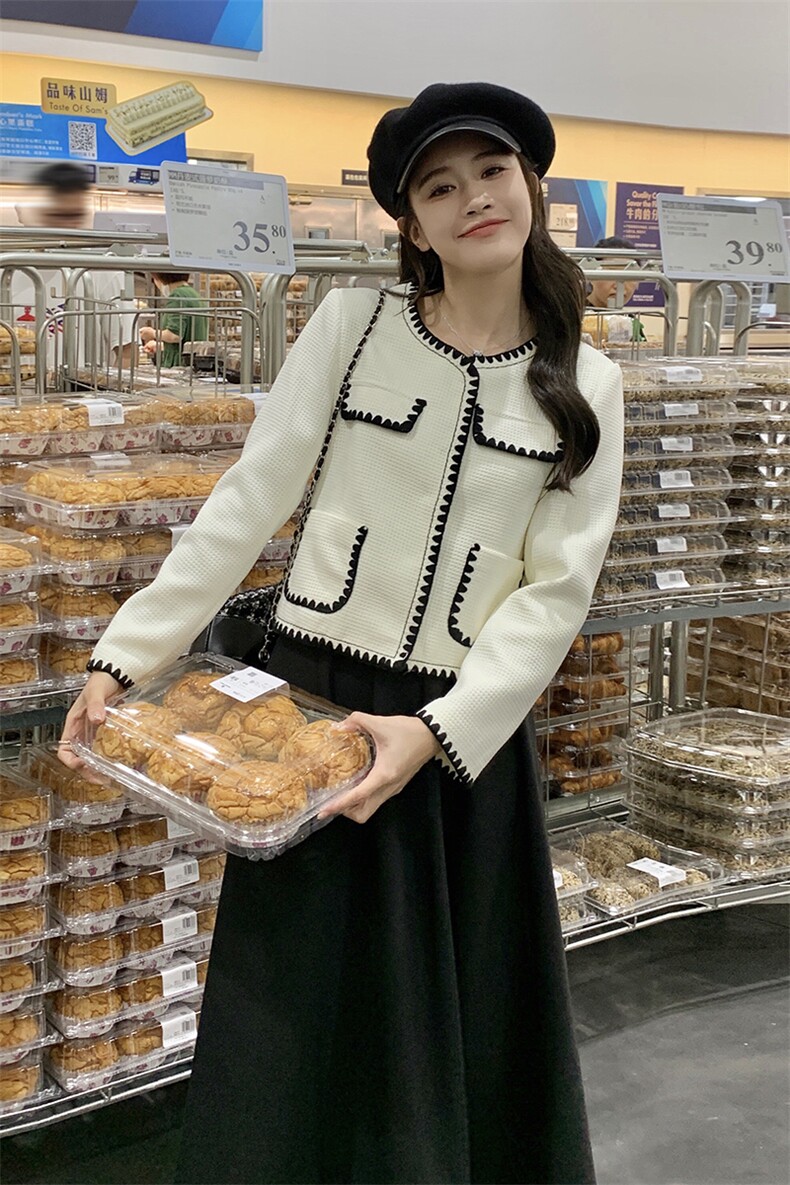 法式小香风连衣裙套装女2024年初秋新款气质高端减龄半身裙两件套,女装套装/套裙,浙宝210（原浙宝191）