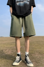 2024夏季新款外景大码日系纯色休闲短裤M-5XHK23445-P20，男装牛仔裤，电商A022