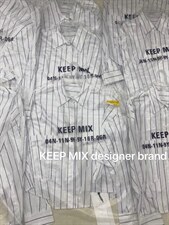 KP设计师款—可两穿条纹衬衫，女装衬衫，KEEP MIX