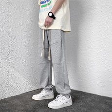 K6036/P40秋装宽编织绳子运动裤休闲裤男士大码裤子男束脚休闲款，男装休闲裤，电商A141