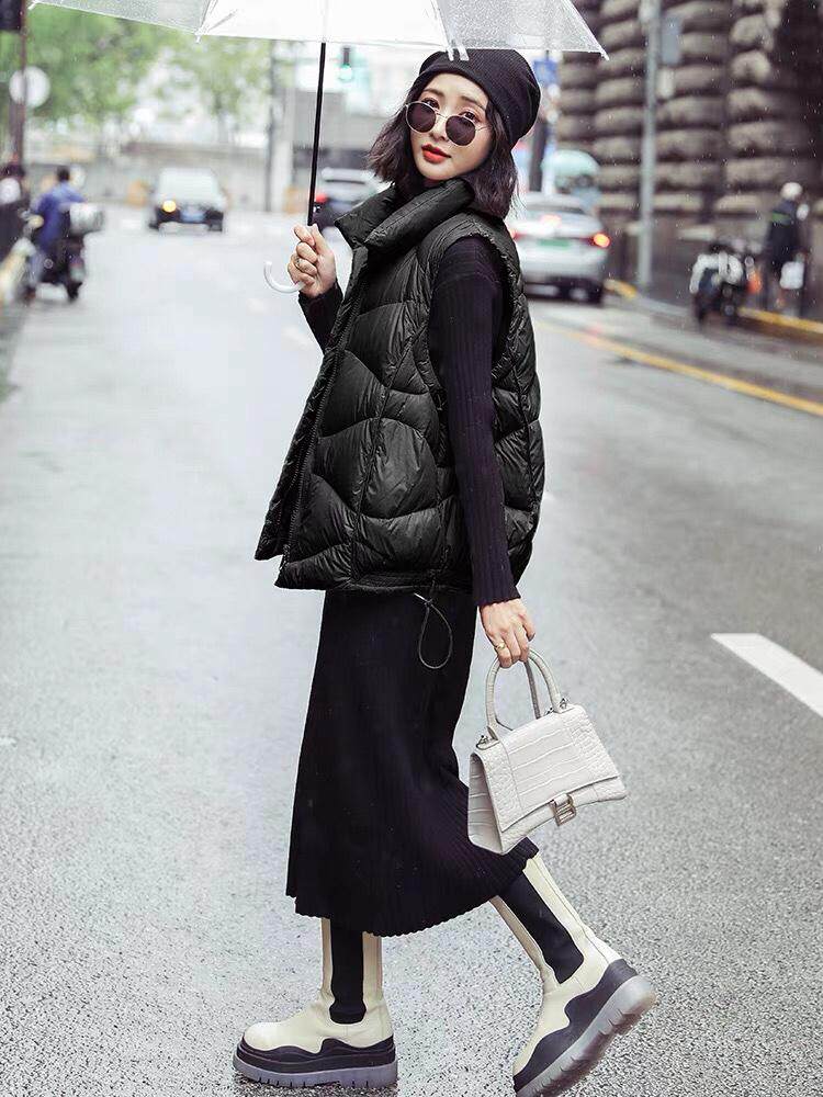 羽绒马甲，女装马甲，美惠百合