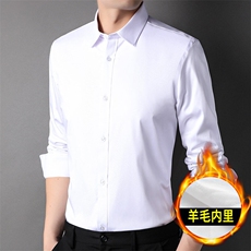 男装衬衫F83158主推款羊毛填充保暖商务衬衫，男装衬衫，钱塘207-1