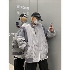 美式飞行员夹克男春秋季ins潮牌宽松休闲棒球服外套JK06592-P65，男装夹克，星座308B-1