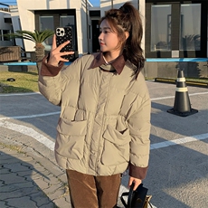 独特超好看树莓粉色短款羽绒服女冬2024年新款高级感美式夹克外套，女装羽绒服，浙宝305