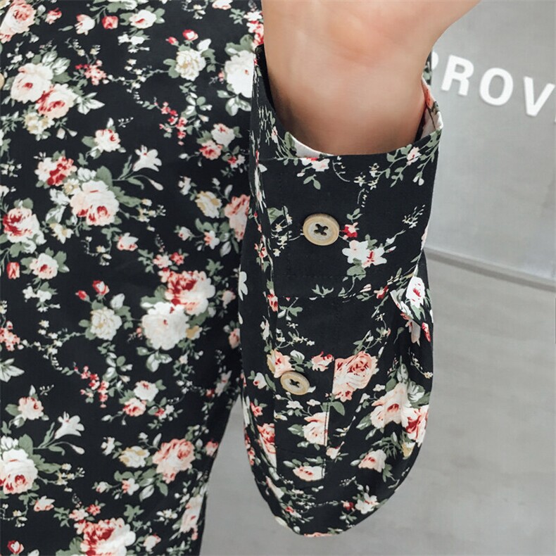 春秋长袖印花花衬衫衬衣228-CS11-P30,男装衬衫,星座228