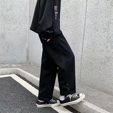 牛仔裤男垂感宽松阔腿裤潮流韩版直筒休闲百搭中性长裤k32-p40，男装牛仔裤，星座1008-2