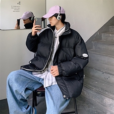 秋冬新款男百搭港风棉衣M067-P95控158，男装棉衣，星座717
