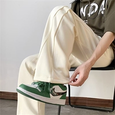 2024年垂感阔腿纯色百搭宽松休闲长裤CK727-P36，男装休闲裤，星座313A-2