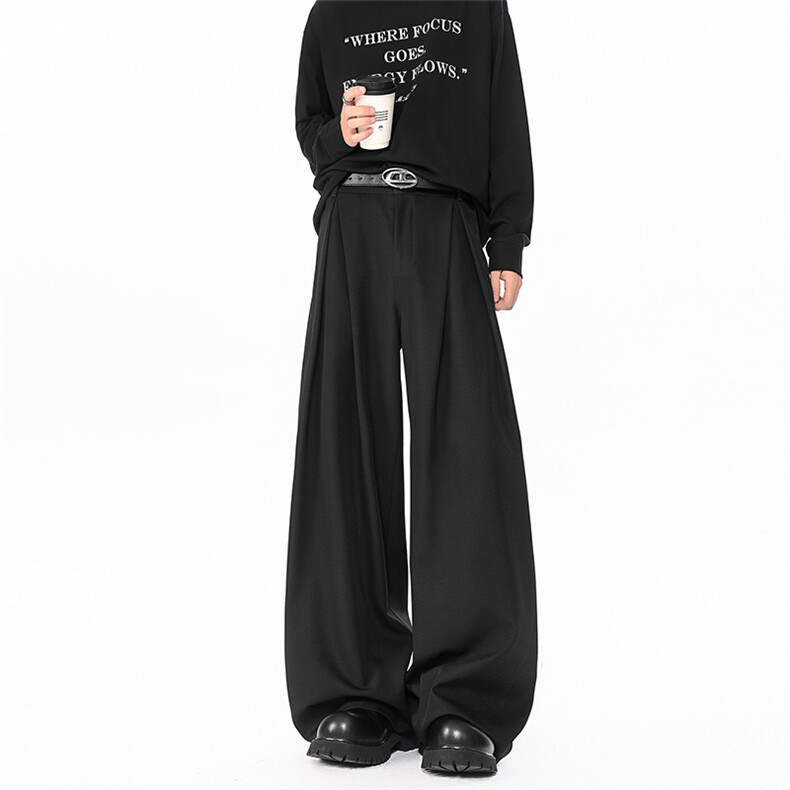 春季褶皱休闲裤cleanfit韩式垂感西裤C62178-TP3569，男装西裤，电商A102