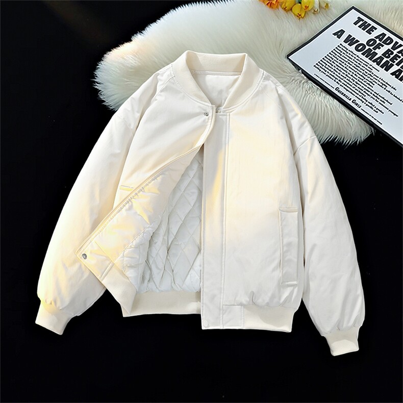 冬季clean纯色棒球服领棉服加厚短款棉衣HZ8815-特P68不议价,男装棉衣,星座610B-1