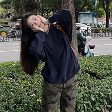 抖音得物高品质二开25秋冬美式重磅宽松纯色连帽贝壳刺绣卫衣W63，男装卫衣，电商A486-1